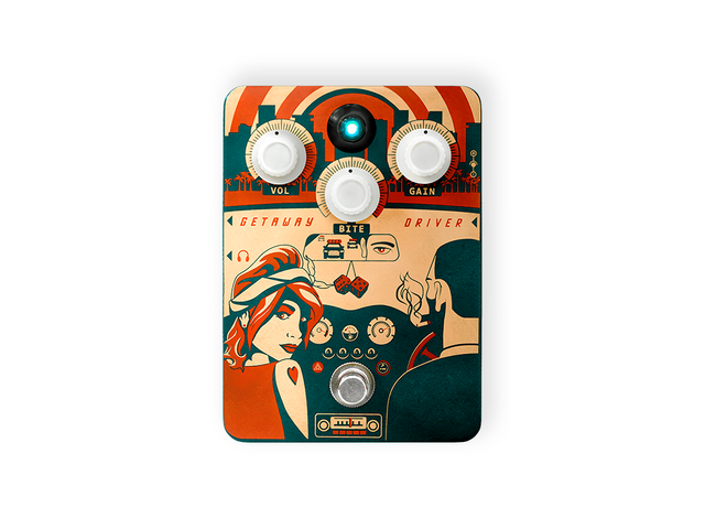 Pedal Overdrive Orange Getaway Driver para Guitarra Eléctrica