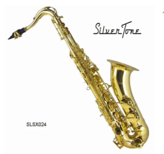 Saxofon Tenor Sib Laqueado Silvertone