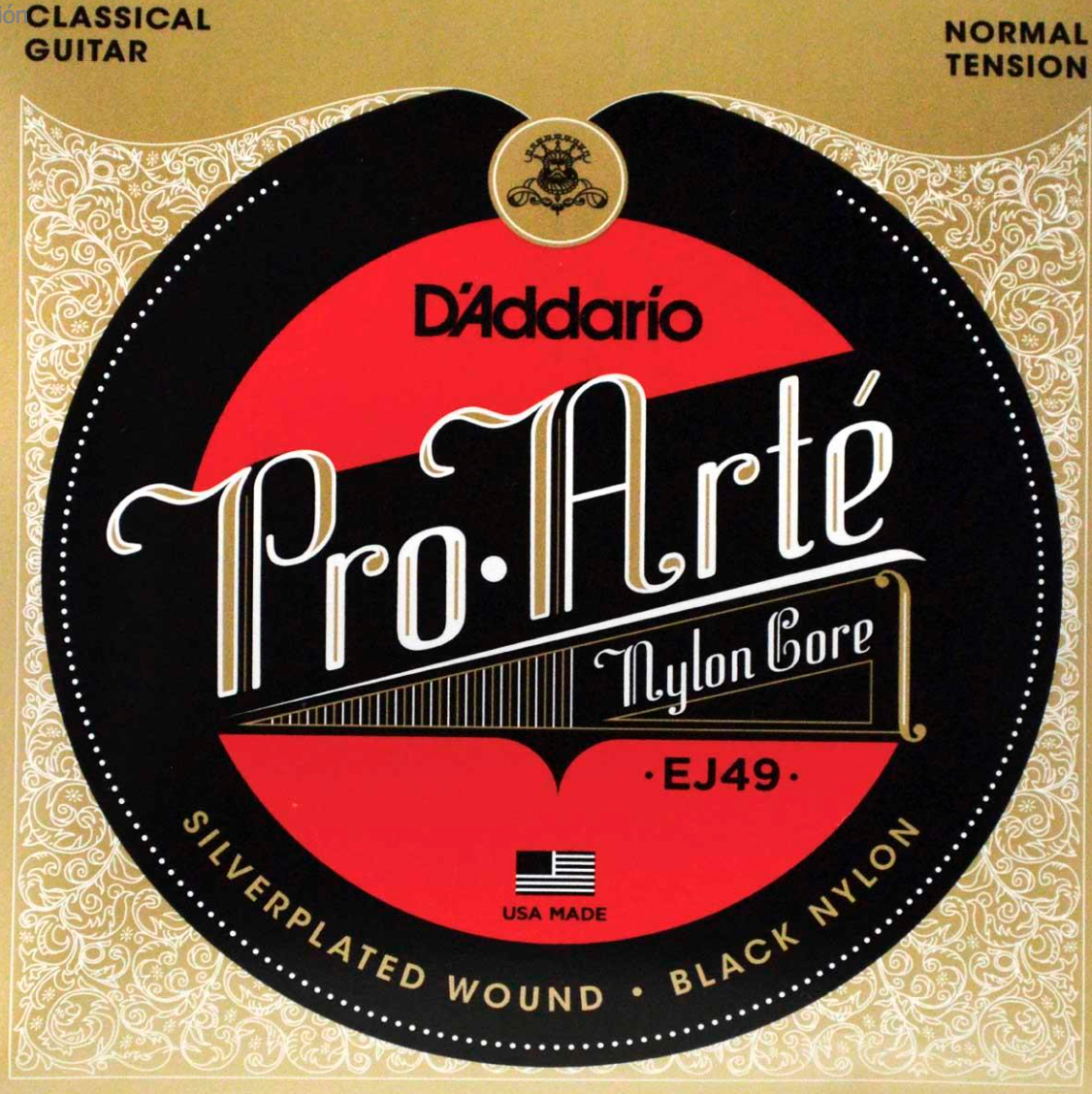 Encordadura D'Addario EJ-49 Guitarra Clásica Nylon