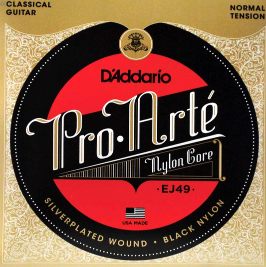 Encordadura D'Addario EJ-49 Guitarra Clásica Nylon