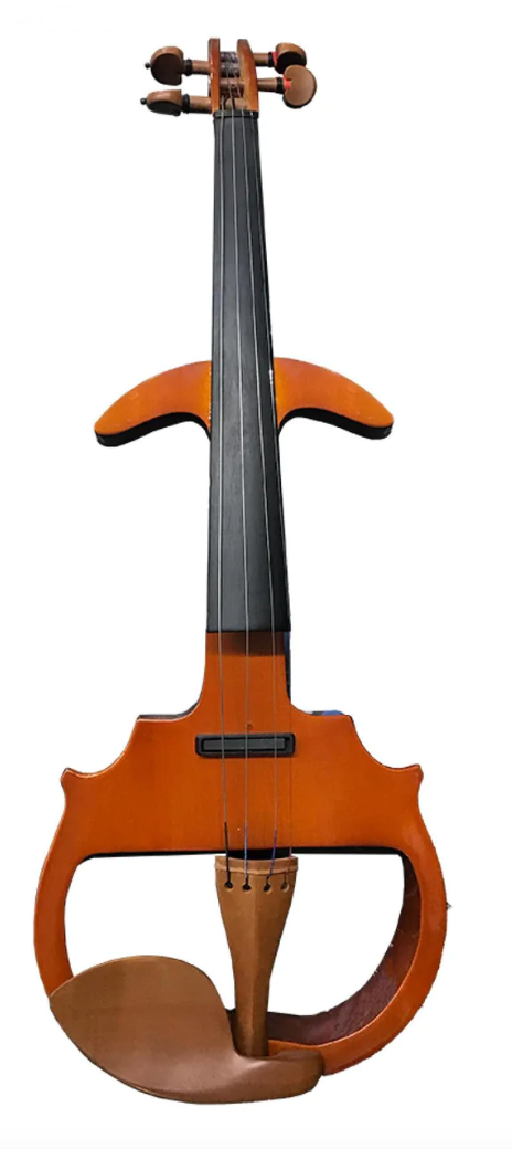 Violin Electrico 4/4 Maple Clavs/barb/cord Boxwood-diap Ebano Mve008