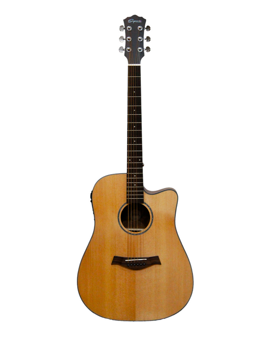 Guitarra Electroacústica Segovia SGFL-701CE Tapa Sólida