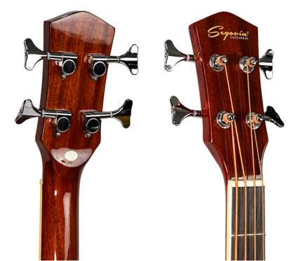 Bajo E/acust C/afin y Funda 4 Cuerdas Tapa Spruce Natura Sgb12ceg