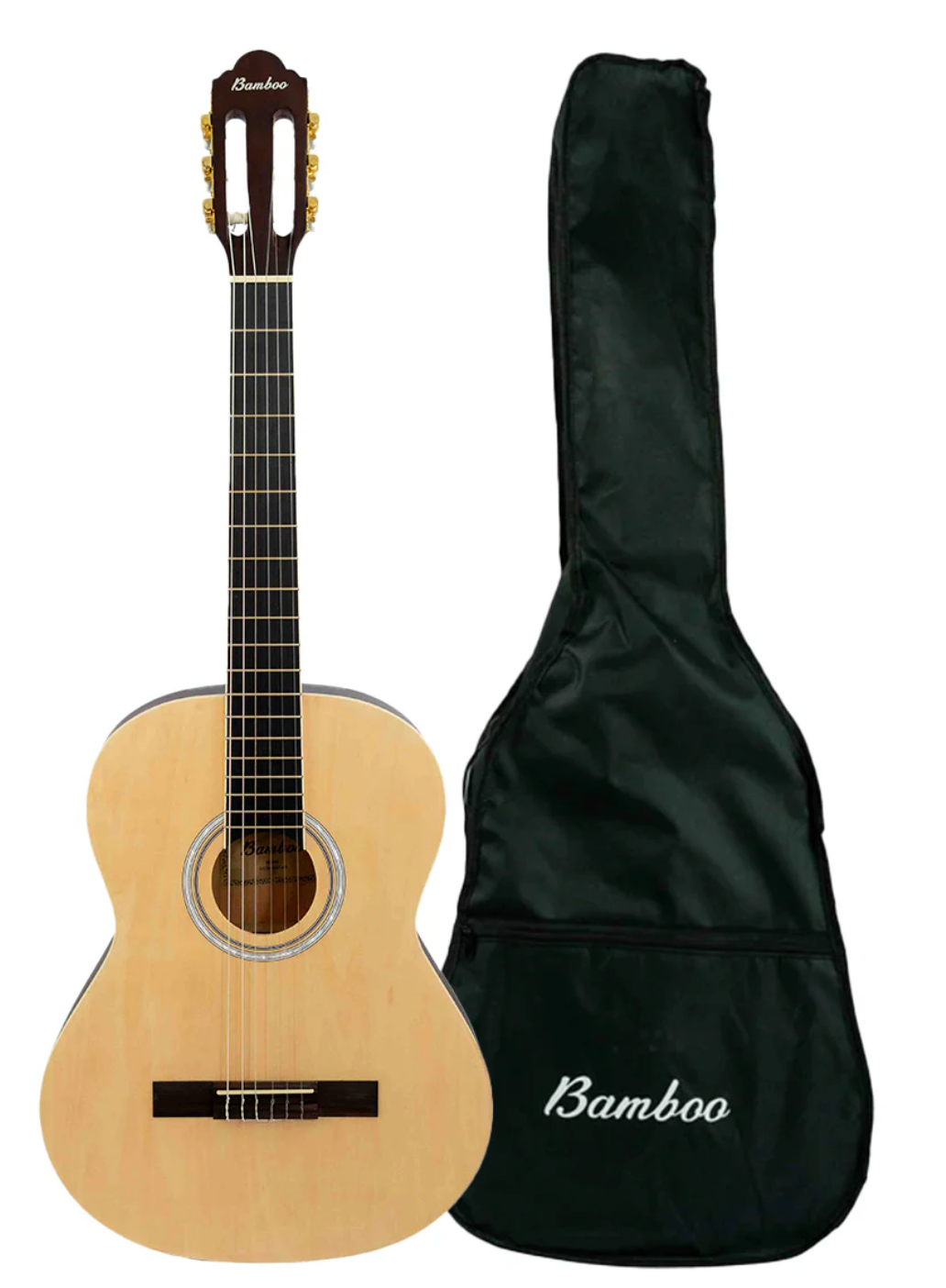 Guitarra Clasica Natural con Funda Bamboo Ar