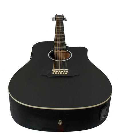 Guitarra Electroacústica de 12 Cuerdas (docerola) Bamboo Incluye Bridge Doctor y Funda Acolchada