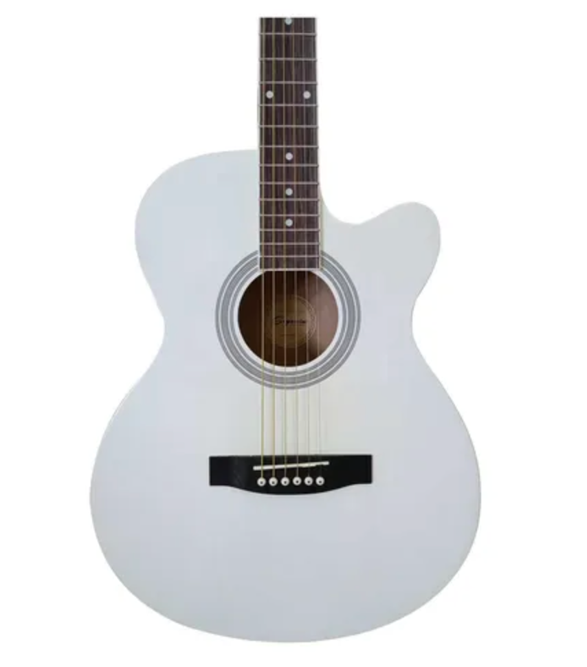 Guitarra Electroacústica Segovia 40" Blanca