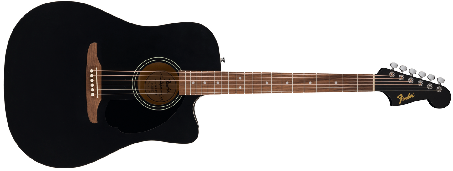 Guitarra Electroacustica Fender California Debut Redondo™ Ce, Negra