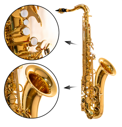 Saxofon Tenor Sib Dorado (tipo Yamaha) Silvertone