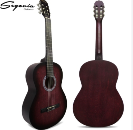 Guitarra Clasica Roja Vintage Segovia