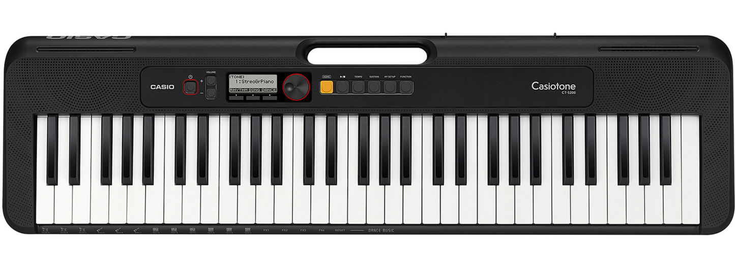Teclado Casio Portatil Cts200 con Eliminador