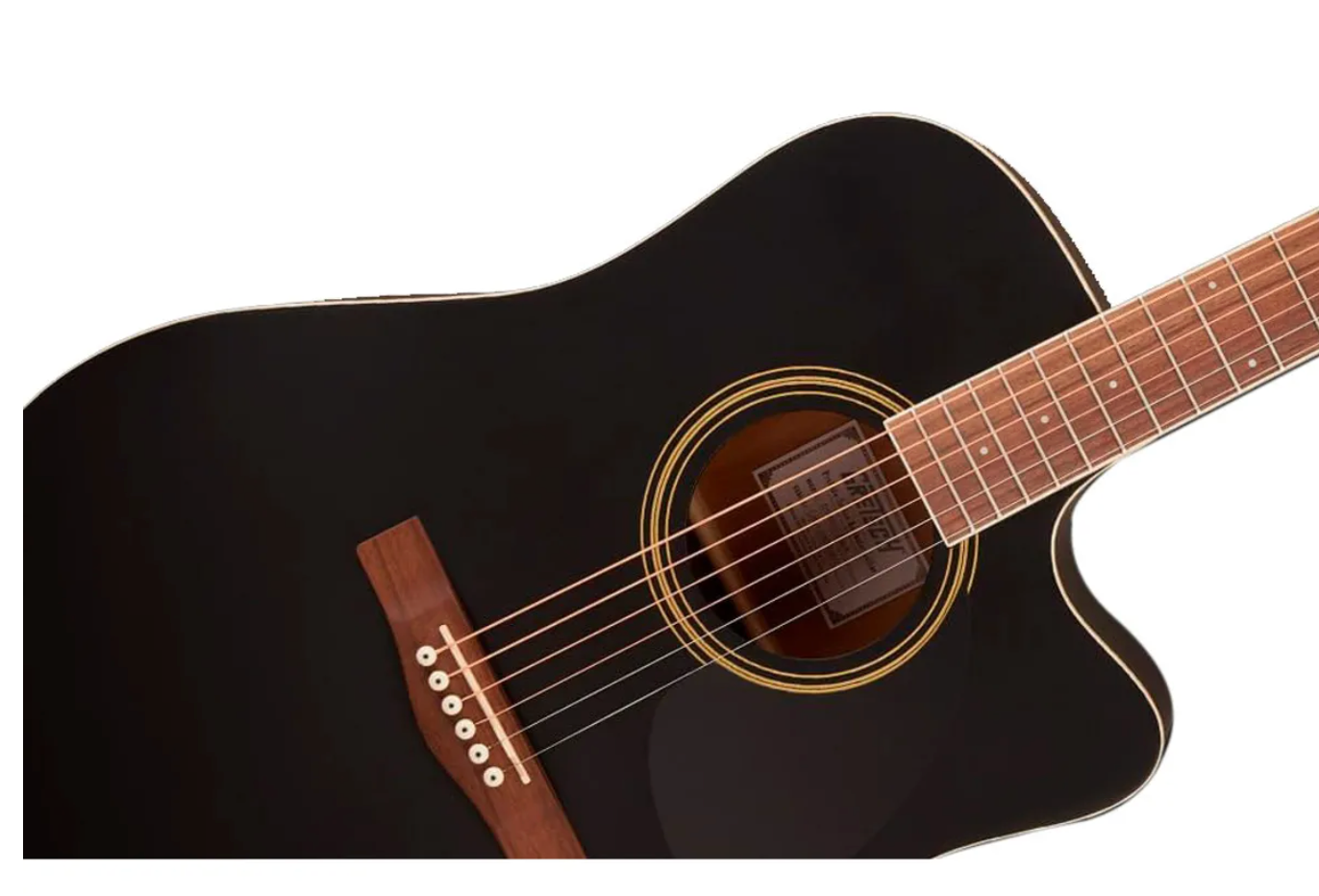 Guitarra Electroacústica Gretsch Prelude D100CE Dreadnought Negro