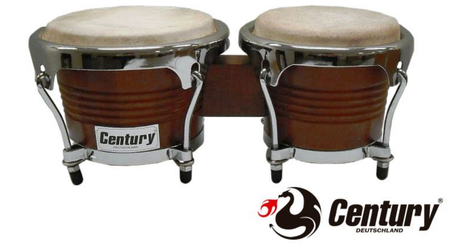 Bongo 7" y 8" Cafe Oscuro Aro Cromado Century