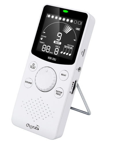 Metronomo Digital Blanco Recargable Cherub
