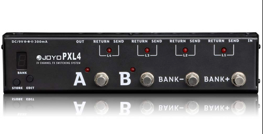 Controlador de Pedales Joyo Pxl4 Loop Switcher