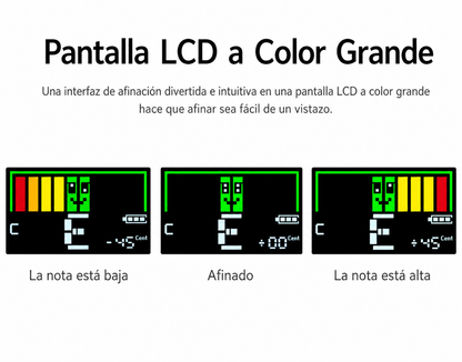 Afinador Digital Cromatico Guit bajo Uku Naranja Cherub