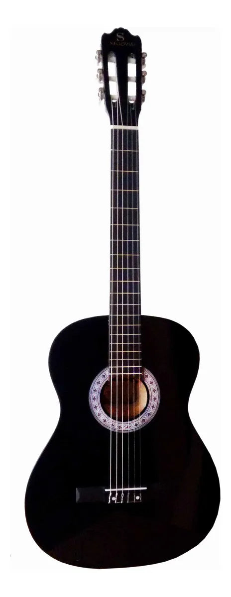 Guitarra Clasica Negra Vintage Segovia