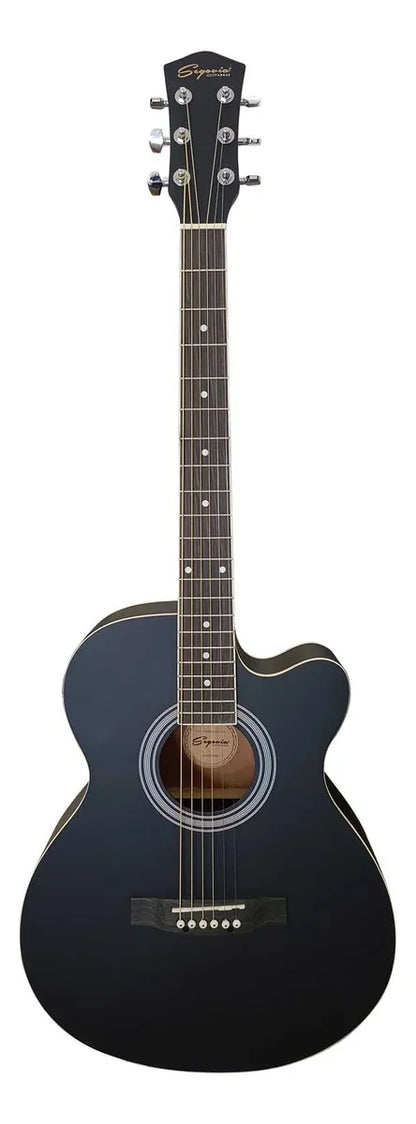 Guitarra Electroacústica Segovia 40" Negra Mate