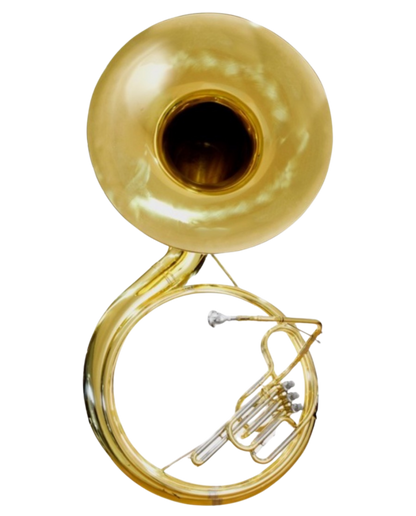 Tuba Sousafon Laqueada 26" Pabellon Silvertone con Estuche