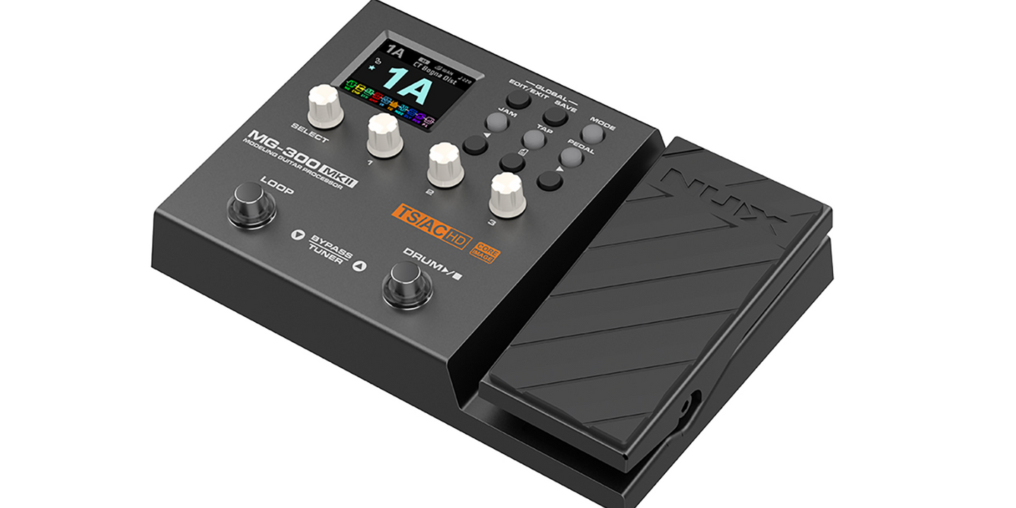 Procesador Nux P/guitarra Mod. Mg-300 Mkii