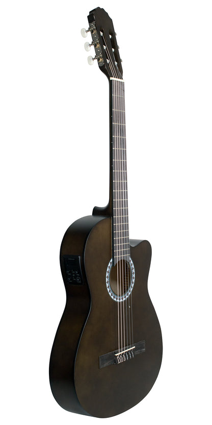Guitarra Gewa E/acust 4/4 Nogal Res Slim