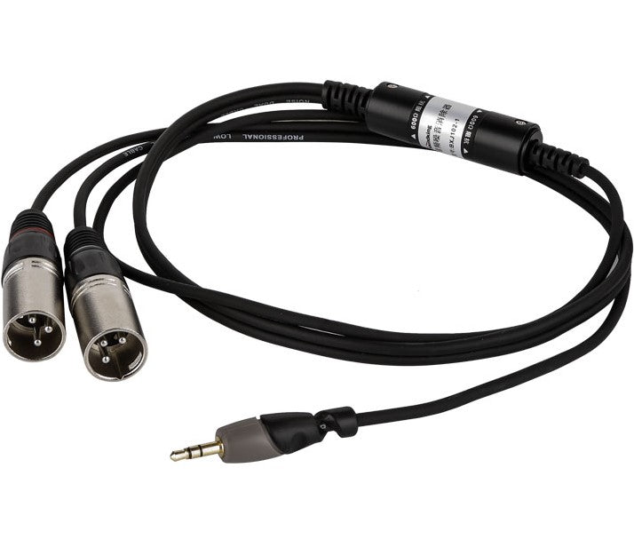 Cable 3.5mm 2x2 Xlr Male 6m Bxj102-1