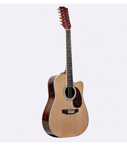 Guitara Texana E/acus C/afin Natural 12 Cds Metal Segovia