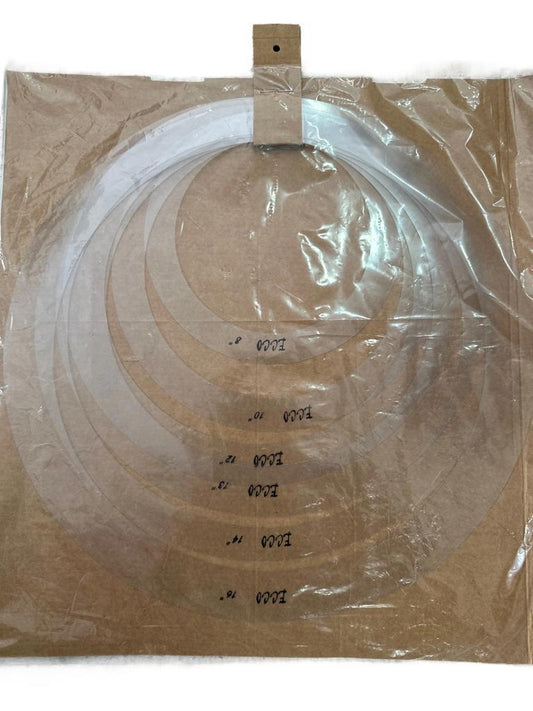 Ahogadores para Bateria Transparente 8", 10", 12", 13", 14", 16" Ahogt