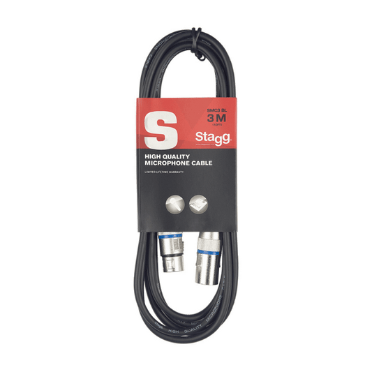 Cable de Micrófono Xlr / Xlr (m / F), 3 M Smc3 Bl