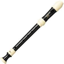 Flauta Yamaha Soprano de Plastico en C Acabado Oscuro