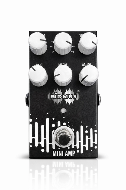 Pedal de 9 Efectos para Guitarra Electrica Tipo Mini Amp