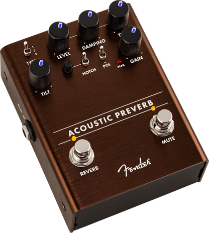 Pedal para Guitarra Acustica Fender Acoustic Preverb