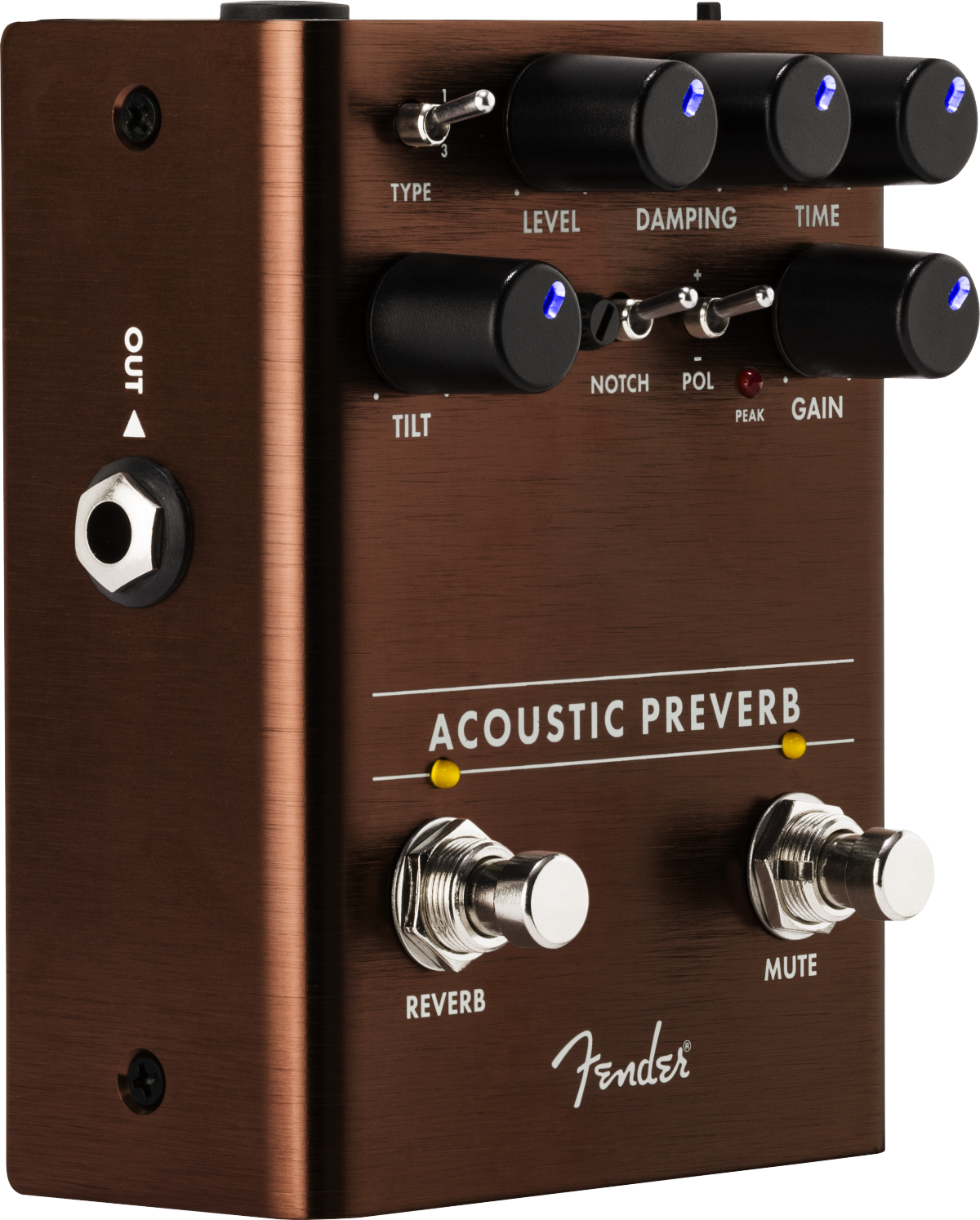 Pedal para Guitarra Acustica Fender Acoustic Preverb