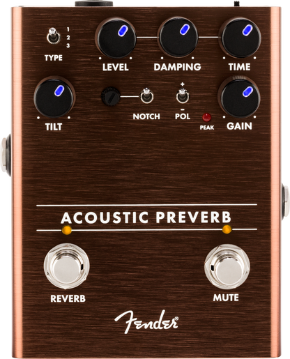 Pedal para Guitarra Acustica Fender Acoustic Preverb