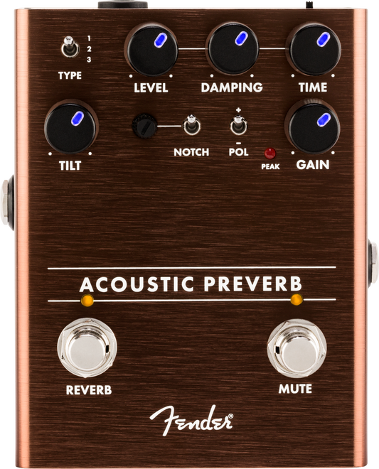 Pedal para Guitarra Acustica Fender Acoustic Preverb
