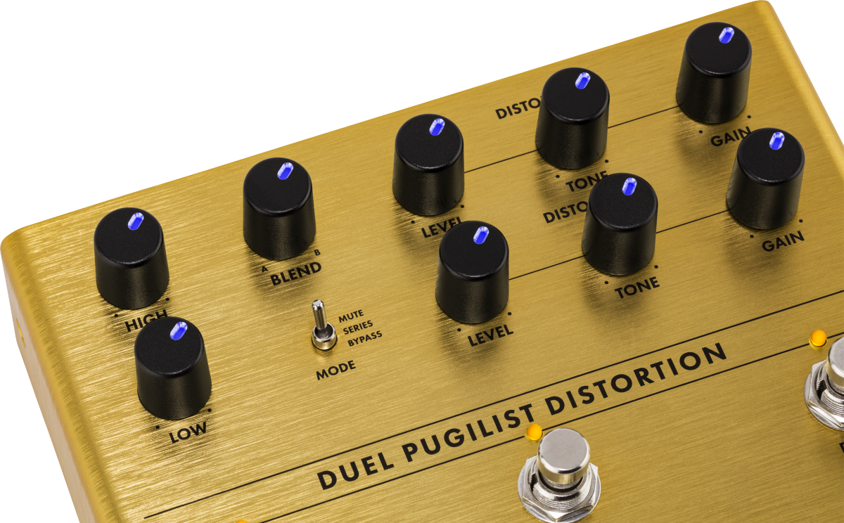 Pedal Fender Duel Pugilist Distortion