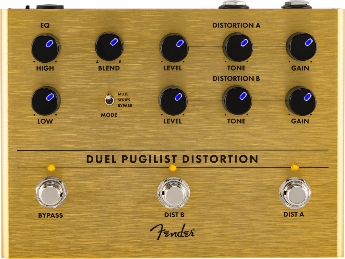 Pedal Fender Duel Pugilist Distortion