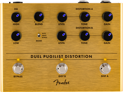 Pedal Fender Duel Pugilist Distortion