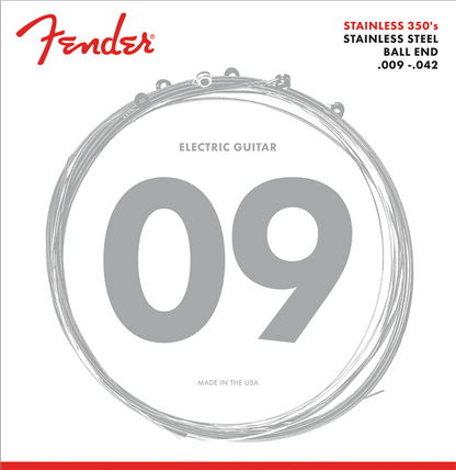 Juego de Cuerdas Fender Guitarra Eléctrica Stainless Steel .009-.042