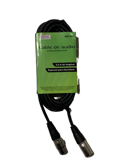 Cable para Microfono Plug Canon - Canon Met 7,6 M