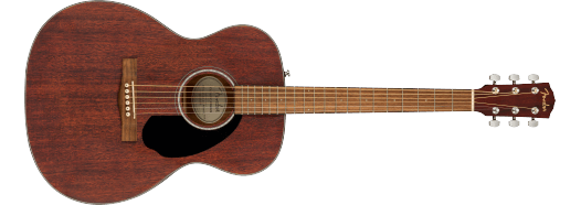 Paquete Guitarra Acústica Fender CC-60S Todo Caoba Nogal