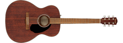Paquete Guitarra Acústica Fender CC-60S Todo Caoba Nogal