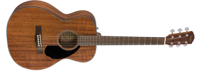 Paquete Guitarra Acústica Fender CC-60S Todo Caoba Nogal