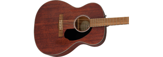 Paquete Guitarra Acústica Fender CC-60S Todo Caoba Nogal