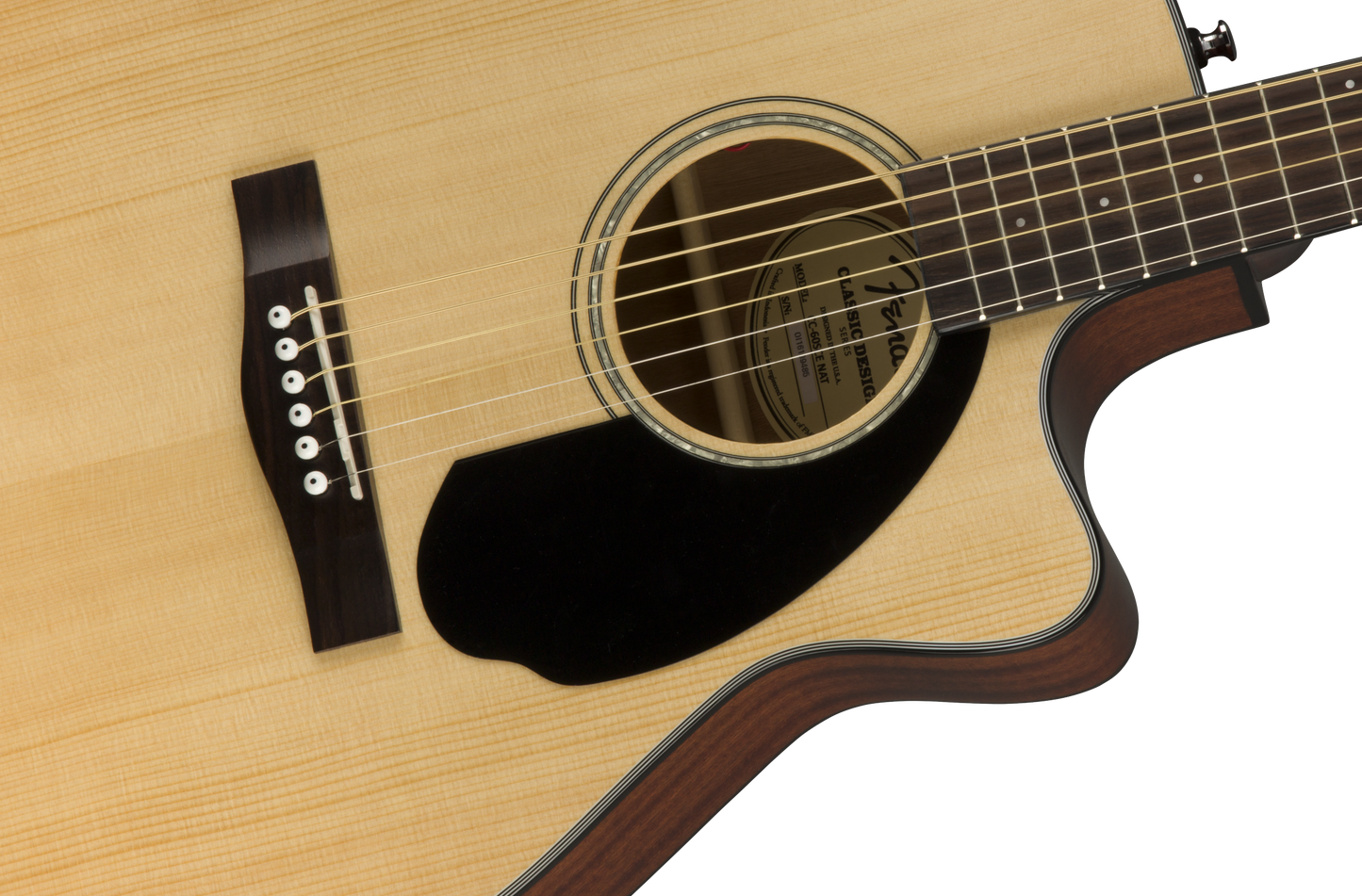 Guitarra Electroacústica Fender CC-60SCE Concert Natural
