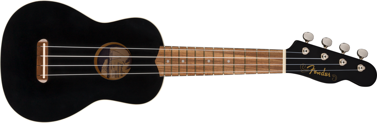 Ukulele Fender Venice Soprano Black