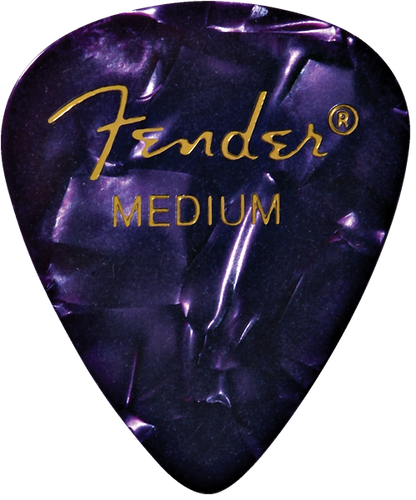 Puas para Guitarra Fender Paquete de 12 Piezas Celluloid Medium