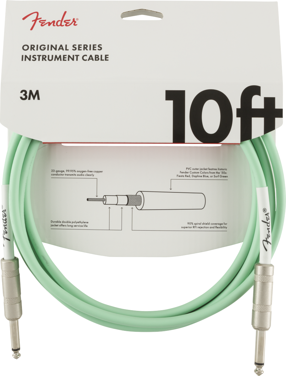 Cable Fender Original Series 10' Inst Cable Sfg