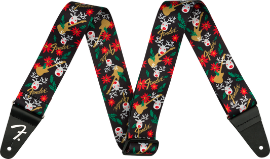 Correa de Guitarra Fender Ugly Christmas Sweater Reindeer