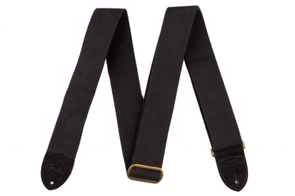 Correa de Guitarra Fender Logo Algodón Negro
