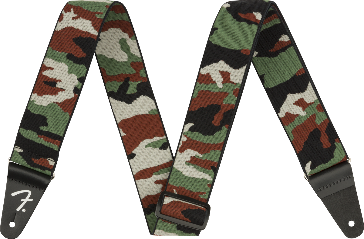 Correa de Guitarra Fender Ligera Camuflaje 2 Pulgadas
